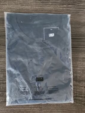 NWT Lahgo Organic Pima Easy Long Sleeve - Navy